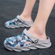 thumbnail image 2 of Sandalias de plataforma para hombre y mujer, zuecos con suela Eva, a la moda, para verano, 2 of 3