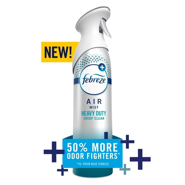Febreze Air, Air Freshener Spray, Odour Fighting Room Spray, HD Crisp Clean, 1ct