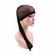 thumbnail image 1 of Guardurnaity Funda de poliuretano para tejido de cabello largo con cordón ajustable, transpirable y elástica. Tratamientos para la caída del cabello negro, 1 of 6