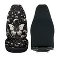 thumbnail image 4 of Uorisanigo Car Seat Cover for Cars SUV Trucks, 2 PCS Fluffy Moon Butterfly Auto Seat Covers Front Seats Only, Car Interior Accessories, Universal Fit & Breathable, 4 of 7