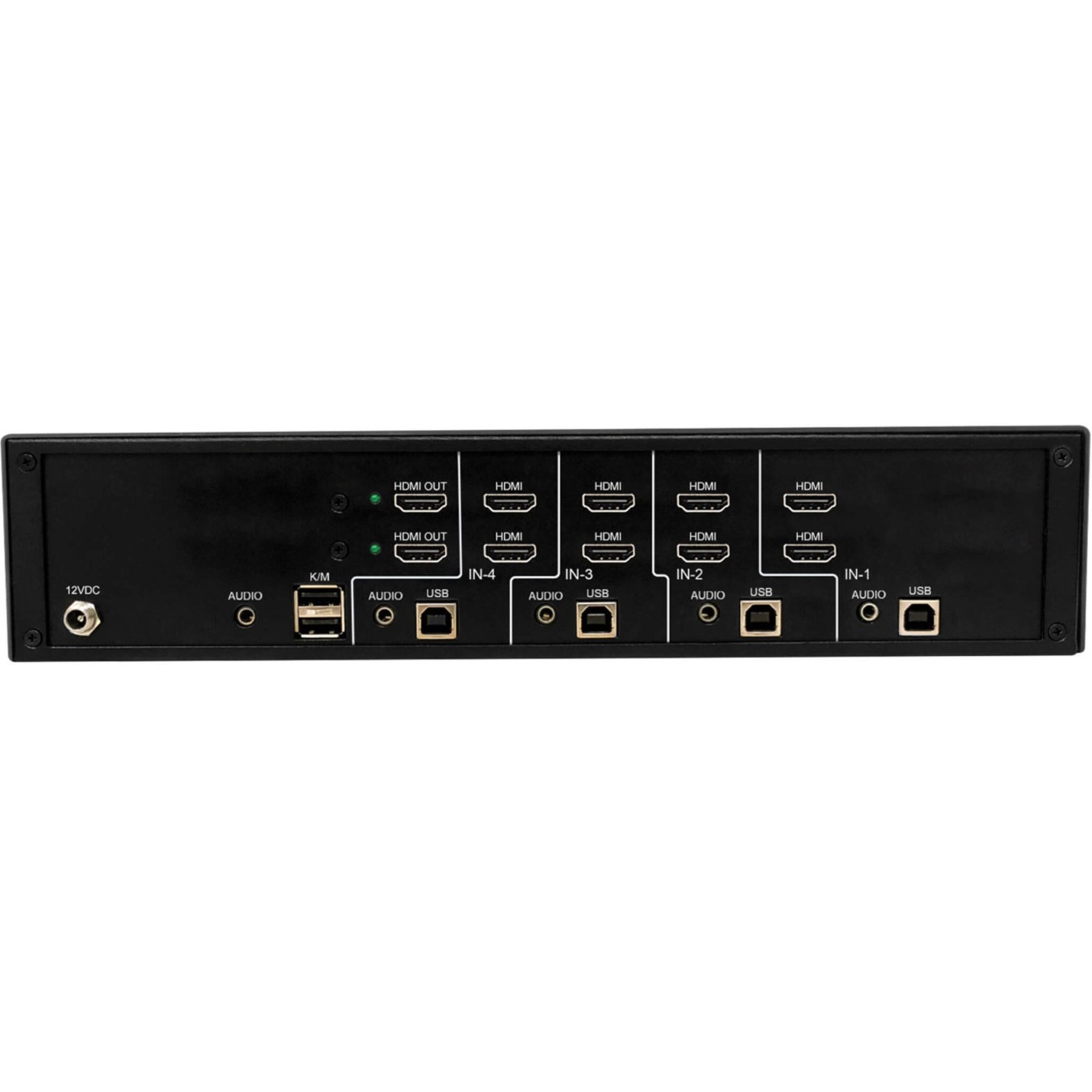 Tripp Lite Secure KVM Switch, 4-Port, Dual Head, HDMI to HDMI, 4K, Audio, TAA