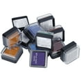 thumbnail image 2 of Metallic Color Ink Pad, Safe Use Washable Wide Application Bright Color 10 Colors Craft Ink Pad  For Cloth, 2 of 8
