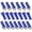 Blue, variant on 20pcs T5 74 Instrument Cluster Gauge Dash LED Bulb light 17 57 37 73 (Ice blue)