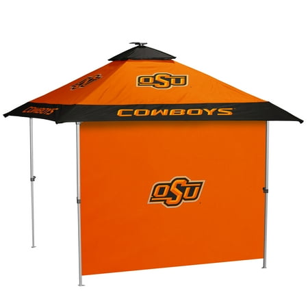 - Oklahoma State Cowboys 10' x 10' Pagoda Canopy with Side Panel - No Size