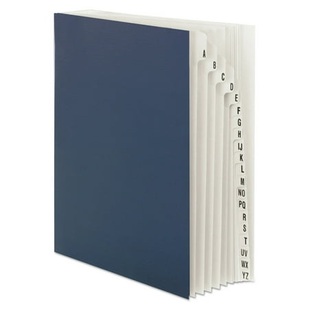 UPC: 0086486892827 | Smead Desk File/Sorter  Alphabetic (A-Z)  20 Dividers  Letter Size   Blue (89282)