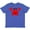 Vintage Royal Blue, variant on Inktastic Cute Red Crab Youth T-Shirt