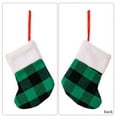 thumbnail image 6 of Small Christmas Stockings, 6 Pack Mini Christmas Stockings Red Buffalo Plaid Xmas Stockings Bulk with Plush Cuff for Christmas Tree Decor, 6 of 8