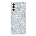 thumbnail image 2 of For Samsung Galaxy A35 Case,Cute Glitter Bling Twinkle Stardust with Drop Protection Shockproof Soft TPU Slim Flexible Phone Case Girls/Women Protective case for Samsung A35,White, 2 of 6
