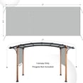 thumbnail image 2 of Toldo de repuesto para pérgola, 17 x 6.8 pies, universal, gris, 2 of 7