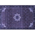 thumbnail image 1 of Ahgly Company Indoor Rectangle Medallion Blue Traditional Area Rugs, 2' x 4', 1 of 4