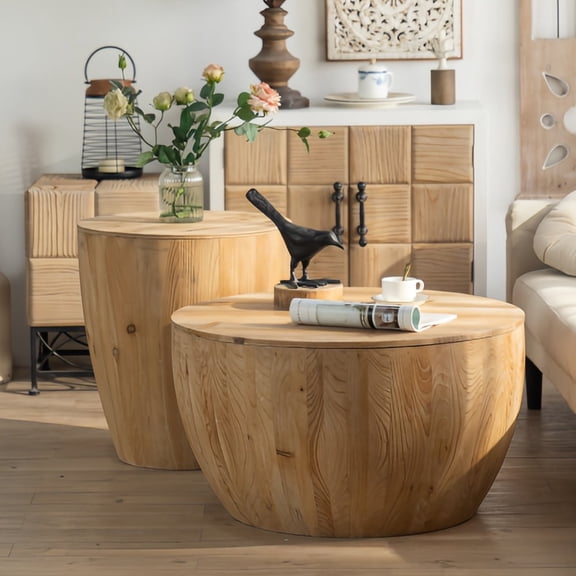 Kevinplus Coffee Table Set of 2 for Office, Living Room,