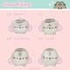 thumbnail image 4 of Jumbo Squishy Toy Hamee Pusheen Cat Slow Rising Loaf, 16 cm, 4 of 9