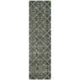 thumbnail image 5 of SAFAVIEH Dip Dye Dedan Damask Wool Area Rug, Grey, 7' x 7' Square, 5 of 9