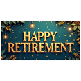 thumbnail image 1 of Shiny Happy Retirement Banner with Butterfly and Star Elements Backdrop Decor Party Supplies Retirement Party Photography Props Celebration Decorations, 1 of 4