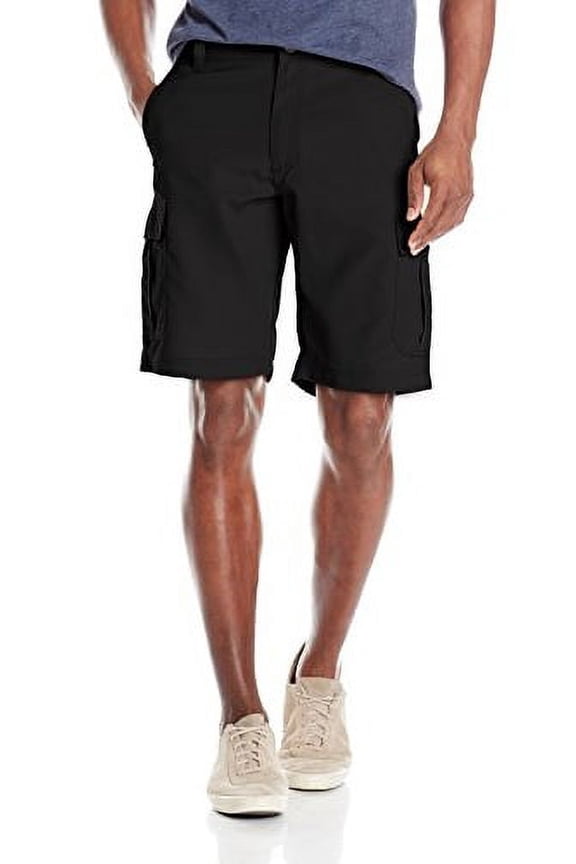 Men's Big & Tall Dungarees Performance Cargo Short - Black, Black, 54