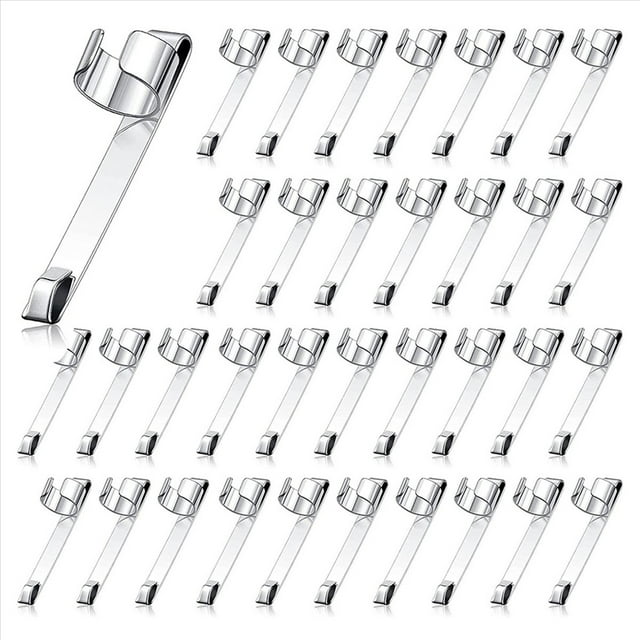 Clips de Metal para Lápices Que Se Deslizan en el Bolsillo del Lápiz Clips una Presión, Clip para Portalápices Clips de Metal Portátiles para Colgar, 300 Piezas