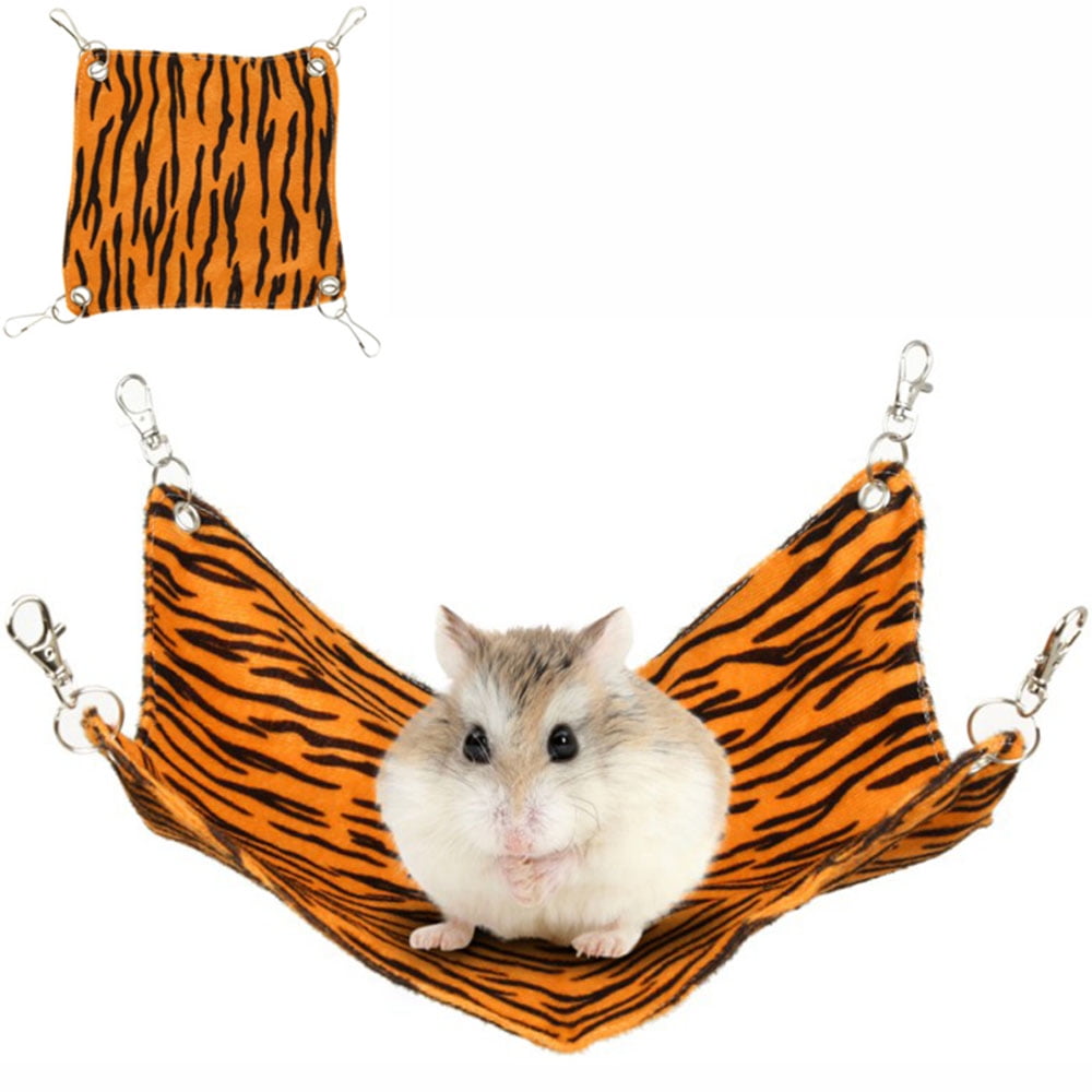 VEDEM Small Animals Cage Hammock Soft Plush Bunkbed Hanging Bed Warm Hideout for Hamster Sugar Glider Ferret Rat Chinchilla 