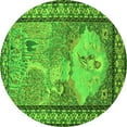 thumbnail image 1 of Ahgly Company Indoor Round Persian Green Traditional Area Rugs, 8' Round, 1 of 1
