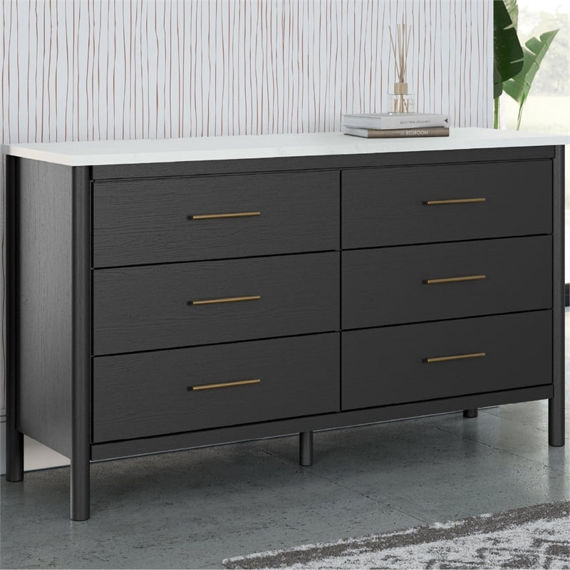 Ashley Furniture Cadmori Black & White Dresser