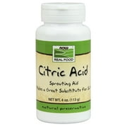 NOW Foods - NOW Real Food Citric Acid Sprouting Aid - 4 oz.