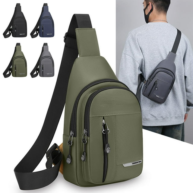 Fiudx Bolso de Negocios con Múltiples Bolsillos, Correa Ajustable, Tela Suave, Esencial para Viajes Al Aire Libre, Ideal para Ciclismo y Fitness, Unisex, Tamaño 30 X 17 X 6 Cm