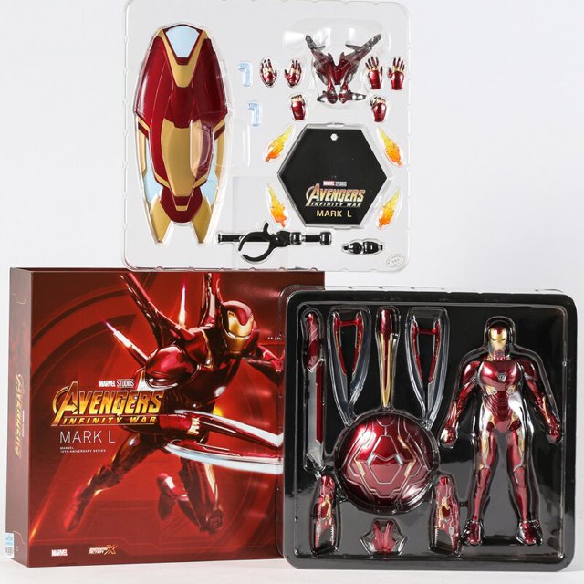 ZD Original Iron Man figura de acción modelo móvil juguete Mark Bros1-7 42 43 50 85 7"MK L zhangyuxiang unisex
