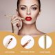 thumbnail image 3 of Paquete de 2 brochas retráctiles para maquillaje de labios, cepillo de labios de doble punta para brillo de labios, aplicador de pincel de lápiz labial, 3 of 5