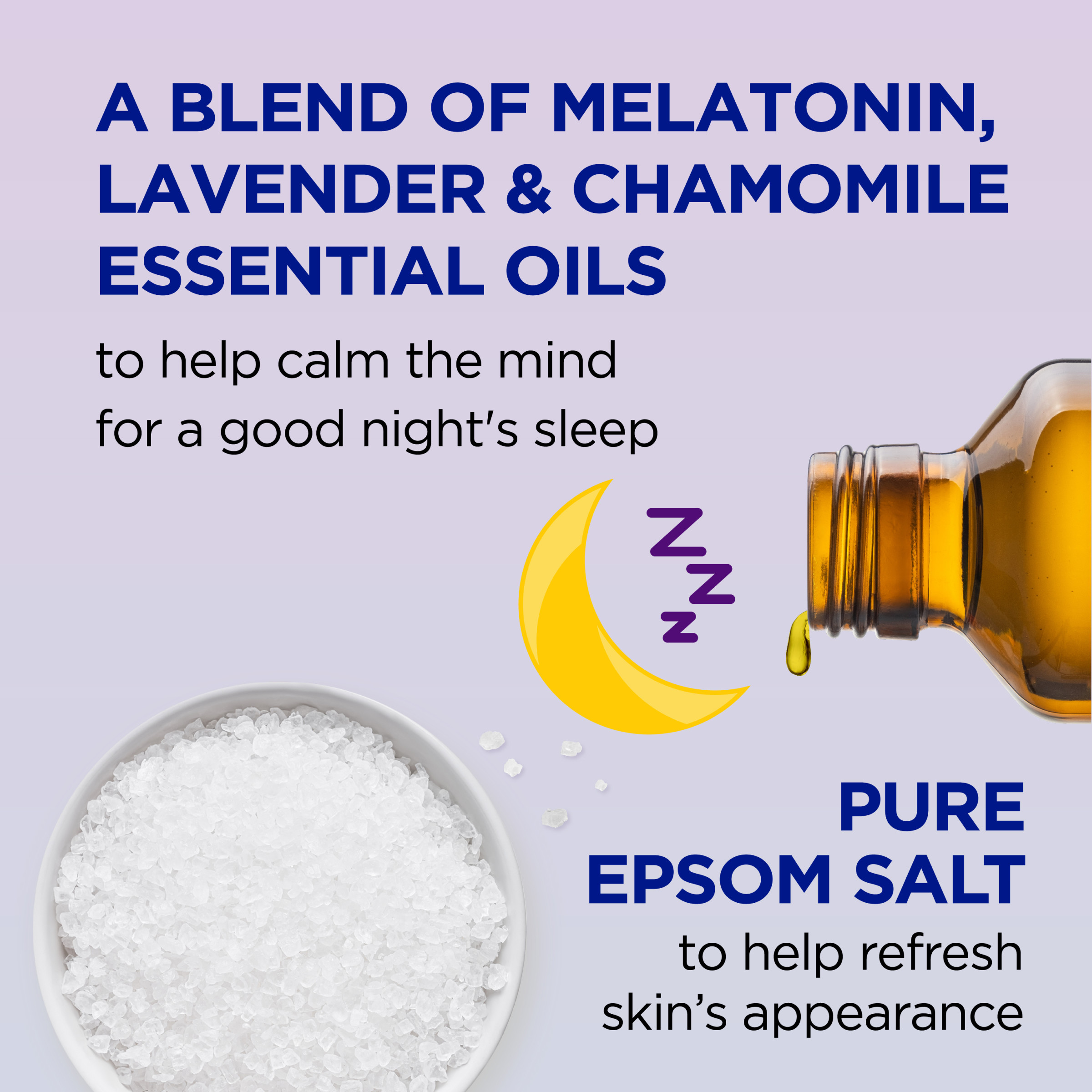 Dr Teal's Sleep Body Wash with Melatonin, Lavender & Chamomile & Essential Oil Blend, 24 fl oz - image 3 of 10