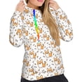 thumbnail image 4 of KLL Corgi with Hearts for Womens Pullover Hoodie with Pocket Hooded Long Sleeve Shirts Sweatshirt for Women-X-Large, 4 of 7