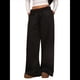 thumbnail image 1 of Pantalones Deportivos de Pierna para Mujer, Cintura Alta, Holgados, con Cordón Interior y Pierna Recta. Negro S, 1 of 10