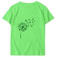 thumbnail image 4 of T-shirts de la Saint-Patrick pour Femmes, Col Rond, Manches Courtes, Imprimé Arbre de Noël, 4 of 4