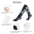 thumbnail image 6 of Bixox Elegant Feathered Floral Wings Print Compression Socks,Compression Socks Women & Men Circulation for Medical,Running,Athletic, 6 of 7
