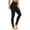 Black, variant on Hueook Thermal Leggings for Women Women's Christmas Printed Leggings Yoga Casual Pants Gray XL