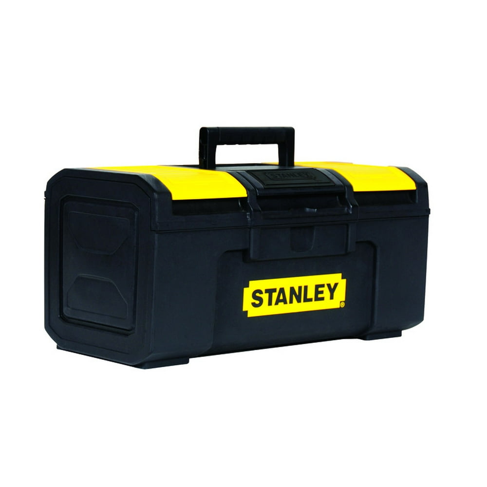 Stanley 16" Tool Box 6.4" W x 8.8" H Black/Yellow