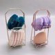 thumbnail image 4 of Estante para esponjas en polvo de dos capas y tres capas con cojín de aire, estante para almacenamiento de huevos de belleza, estante para almacenamiento de herramientas de maquillaje (color: dorado), 4 of 4