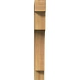 thumbnail image 2 of Ekena Millwork 4"W x 22"D x 30"H Westlake Block Rough Sawn Bracket, Western Red Cedar, 2 of 25