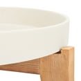 thumbnail image 7 of SAFAVIEH Charlen Outdoor Patio Round Side Table, Natural/Beige, 7 of 7