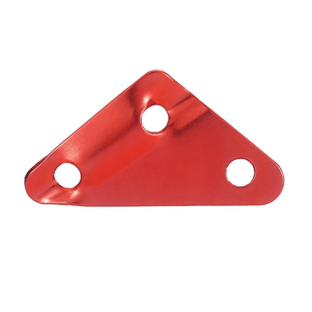 Hebillas de cuerda para tienda, cordón de 3 agujeros para mochilero, rojo, 10 Uds. Hugtrwg Para estrenar