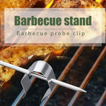

Hygrometer Indoor Humidity Universal Meat Grill Thermometer Probe Clip Holder BBQ Food grade 304 steel