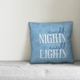 thumbnail image 2 of Creative Products Eight Nights Eight Lights 18x18 Spun Poly Pillow, 2 of 2
