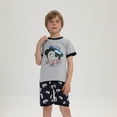 thumbnail image 2 of FEDPOP Toddler Boys Pajamas Short Sleeve 2 Piece Sleepwear Set Size 3t, 2 of 7