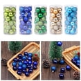 thumbnail image 5 of 12/24 piezas de bolas decorativas para árbol de Navidad de 3 a 4 cm, bolas de plástico doradas y plateadas, adornos colgantes para el hogar, Año Nuevo, Navidad, 5 of 5