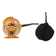 thumbnail image 1 of Fly Fishing Reel Aluminum Alloy Automatic Fishing Reel Quick Wire Collection Right Hand Fly Reel Gold, 1 of 9