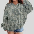 thumbnail image 2 of Girls Toddlers Camo Sweatshirts Long Sleeve Camouflage Print Hooded Hoodies Casual Lightweight Pullover Sweater Fall Winter Outfits Clothes, 2 of 4