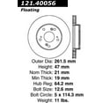thumbnail image 3 of Disc Brake Rotor Fits select: 2006-2009 HONDA CIVIC LX, 2010-2011 HONDA CIVIC VP, 3 of 4