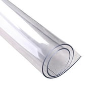 Nappe de couverture de table transparente en PVC imperméable Tapis de protection de bureau transparent