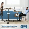 thumbnail image 3 of edx Electric Standing Desk, Height Adjustable Desk, 63 x 24 Inches Ergonomic Stand up Desk with Memory Preset and T-Shaped Metal Bracket for Home Office, 3 of 7