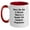 White/Red, variant on Funny Computer Programmer Gifts from Friends - Two Tone Coffee Mug, Computer Programmer Birthday Unique Gifts, Sorry This Guy Is Already Taken By A Smokin' Hot Computer Programmer