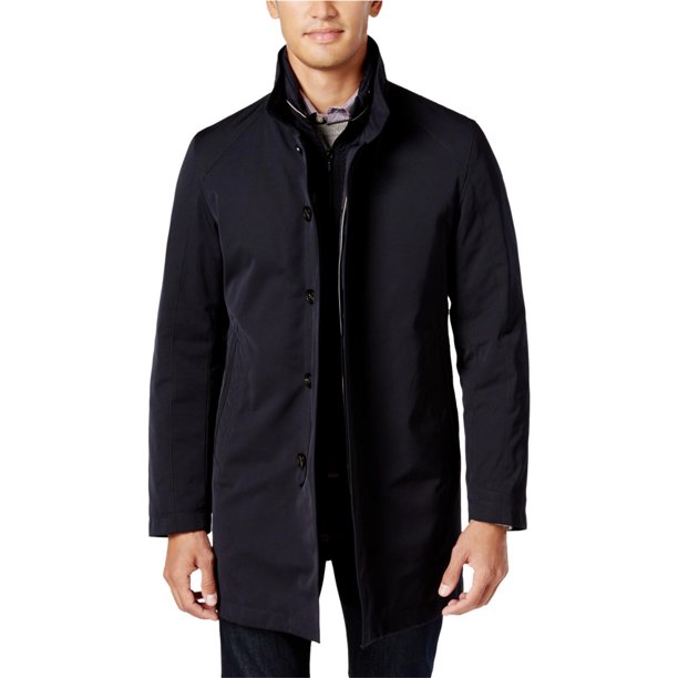 Chubasquero de sarga Sanyo para hombre, azul, mediano