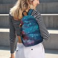 thumbnail image 5 of Disketp Abstract Colorful Art Supplies print Canvas Backpack Lightweight Travel Daypack Student Rucksack Laptop Backpack-Medium, 5 of 5